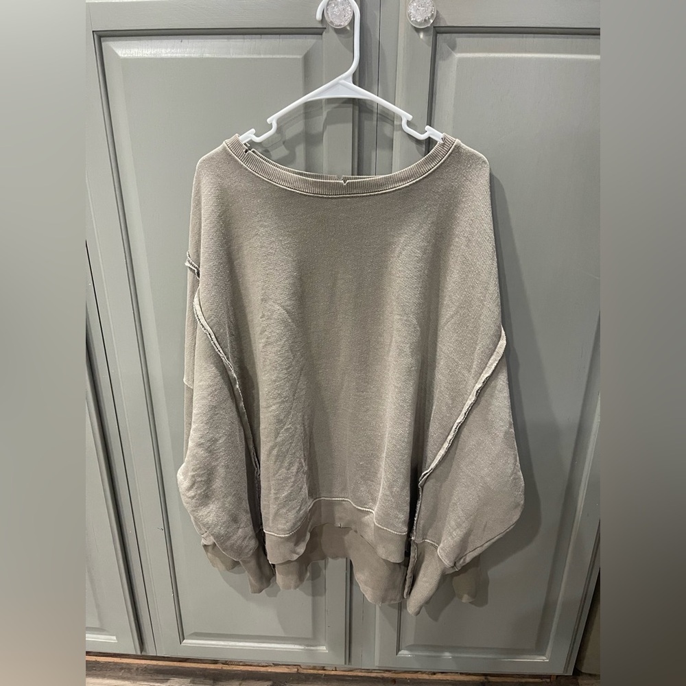 NWOT Free People Camden Sweatshirt - Picture 5 of 8